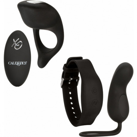 Set Foreplay Remoto Parejas Negro