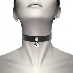 Collar Cuero Vegano Cascabel