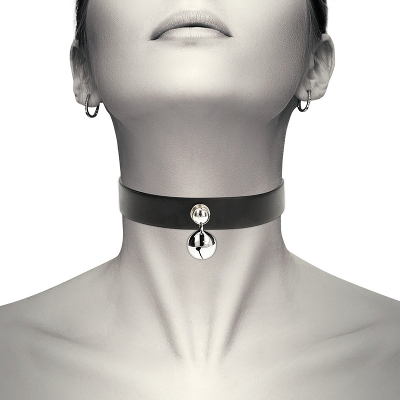 Collar Cuero Vegano Cascabel