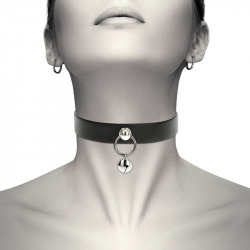 Collar Cuero Vegano Cascabel