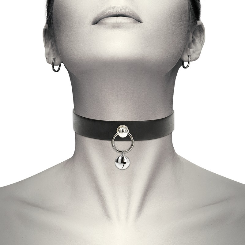 Collar Cuero Vegano Cascabel