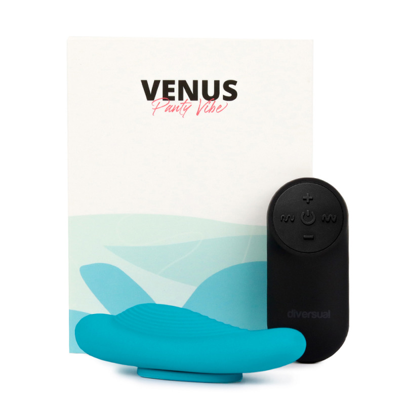 Venus Tanga Vibrador Turquesa