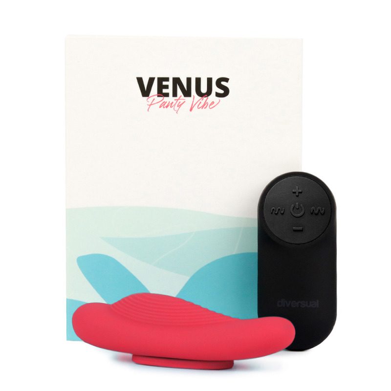 Venus Tanga Vibrateur Cerise