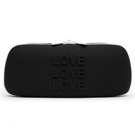 Love Bolsa de Viaje Mediana Negro