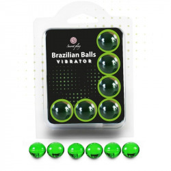 Set 6 Brazilian Balls Vibración Menta
