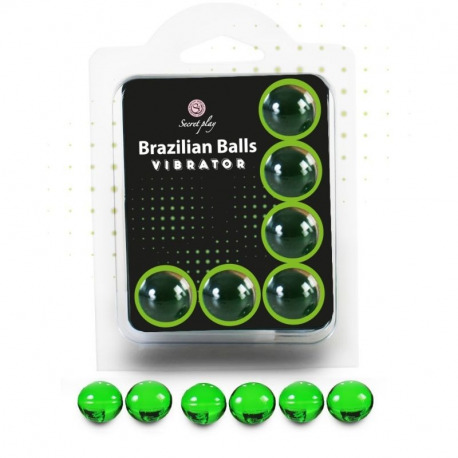 Set 6 Brazilian Balls Vibración Menta