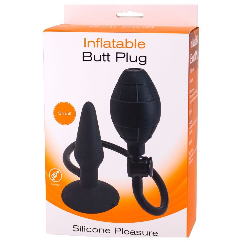 Butt Plug Inchable S Negro