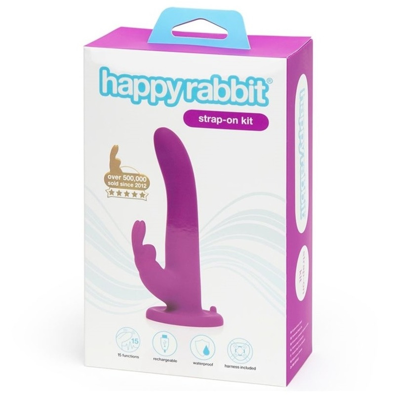 Happy Rabbit Kit Arnés Vibrador