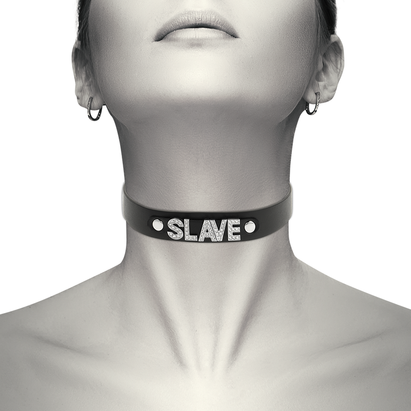 Choker Cuero Vegano Slave