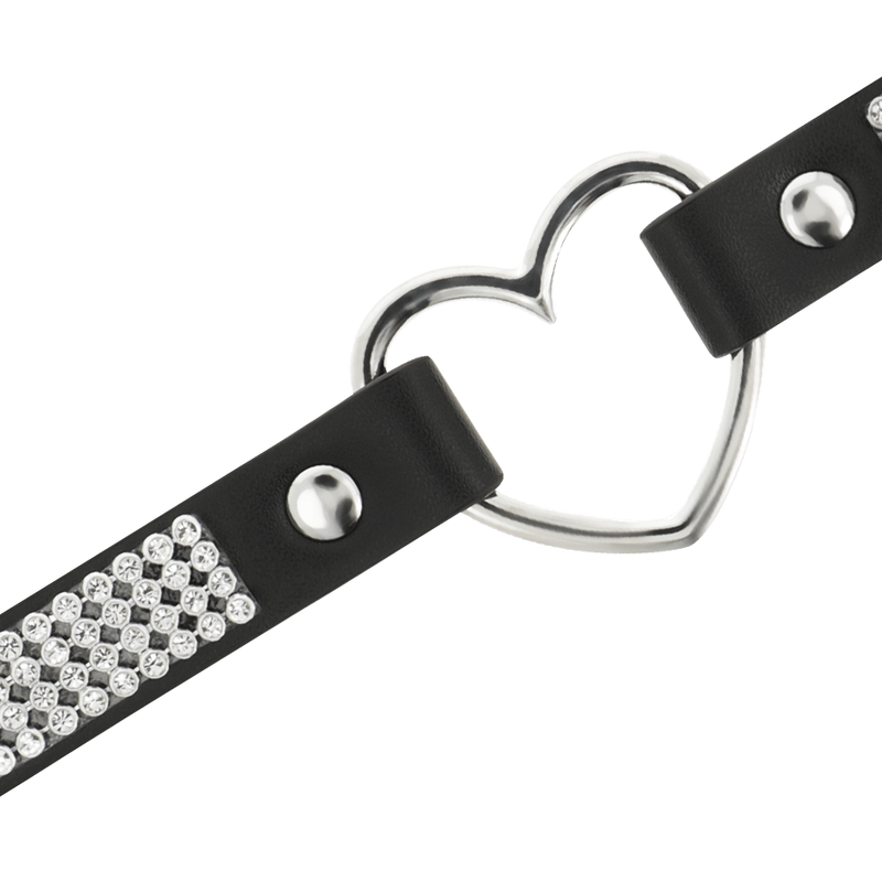 Choker Cuero Vegano Corazón