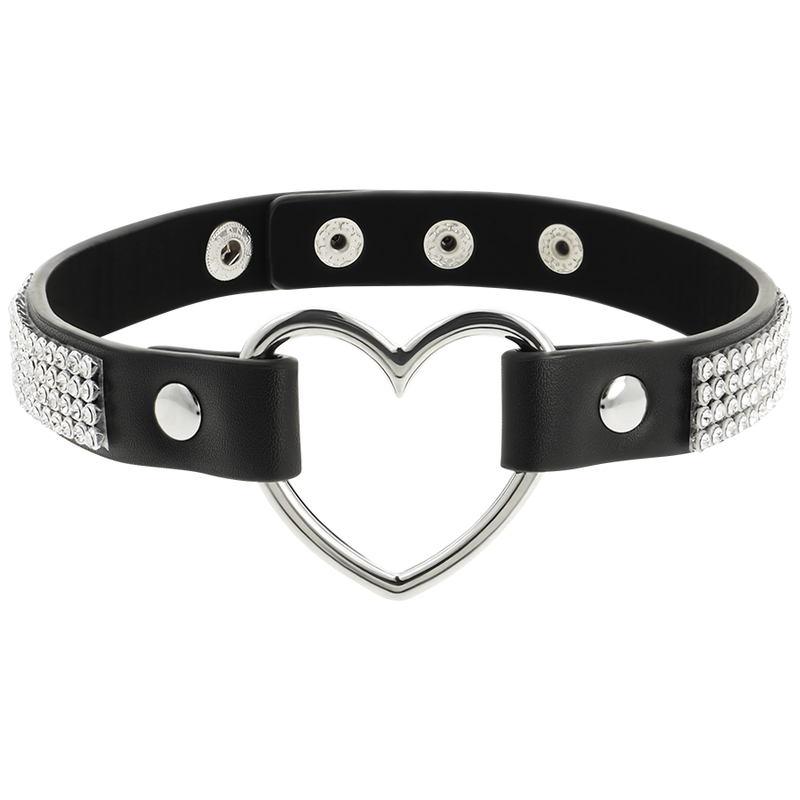 Choker Cuero Vegano Corazón