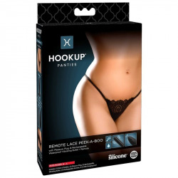 Remote Lace Peek-A-Boo Negro