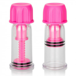 Vacuum Twist Pink Nipple Suctioners