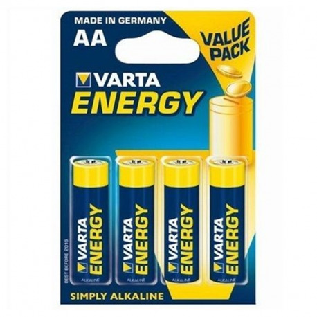 Pilas Alcalinas AA Varta 4 Uds
