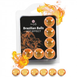 Set 6 Brazilian Balls Efecto Calor