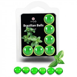 Set 6 Brazilian Balls Menta