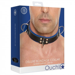 Collar Bondage Deluxe Azul