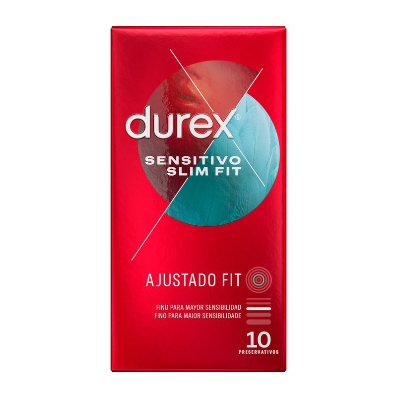 Durex Sensitivo Suave Slim Fit 10 Uds