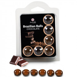 Brazilian Balls Set 6 Chocolate