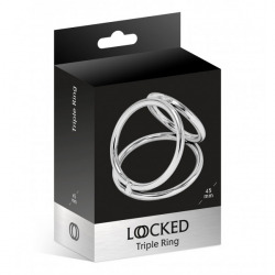 Triple Anillo Acero 45 - 32 - 37 mm