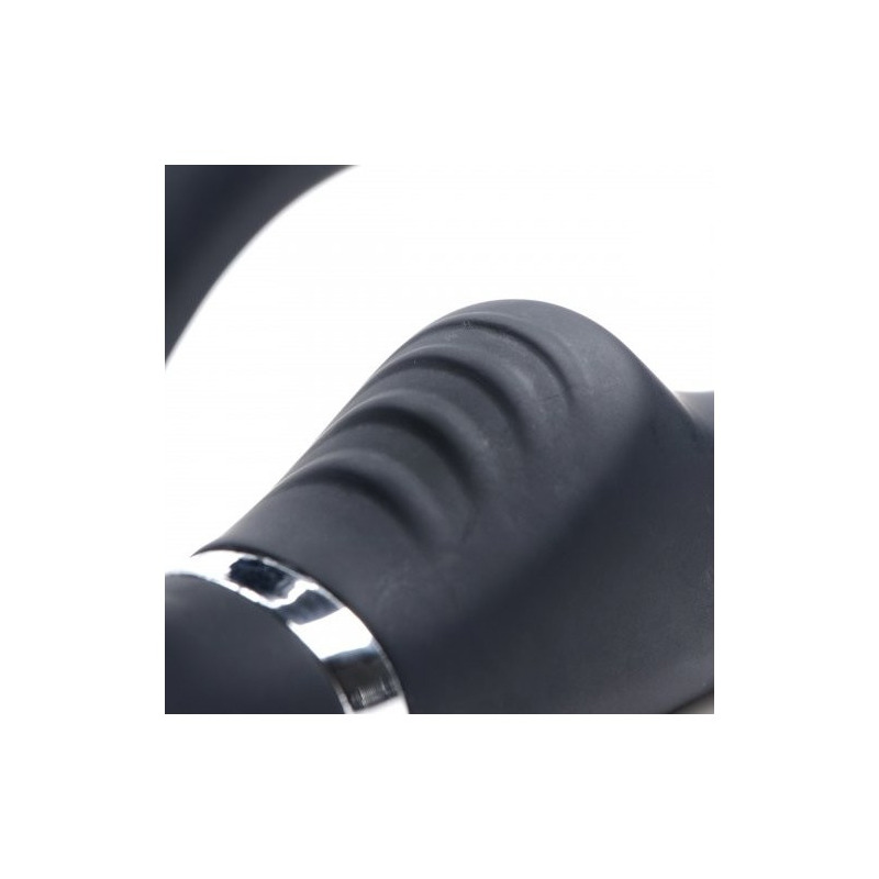 Arnés Doble Silicona USB con Mando Negro