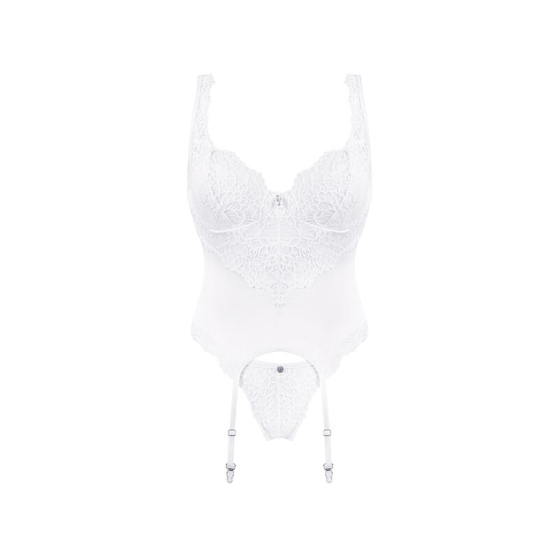 Obsessive – Amor Blanco Corset y Tanga