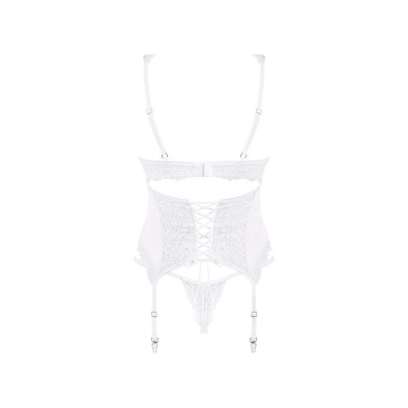 Obsessive – Amor Blanco Corset y Tanga