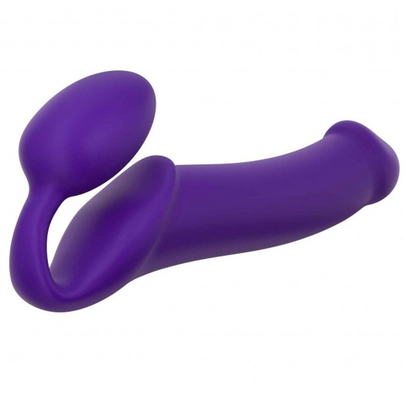 Arnés Dildo Flexible Morado XL