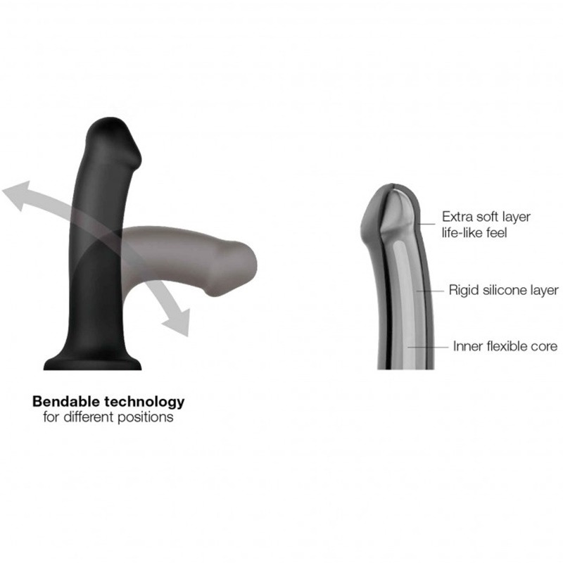 Dildo con Ventosa Dual Density L