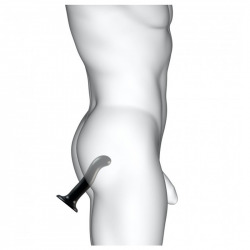 Dildo Estimulador Punto P/G Negro XL