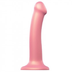 Dildo Rosa Metalizado M