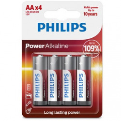 Pilas Power AA LR6 Alcalinas 4 Uds
