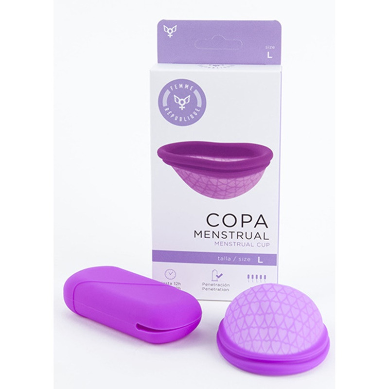 Copa Menstrual Lilas L Femme République