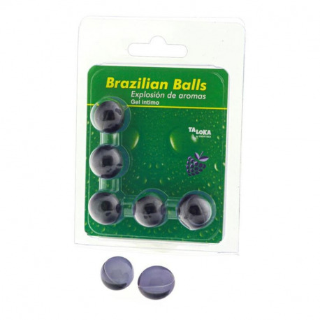 5 Brazilian Balls Gel Íntimo Frutas del Bosque