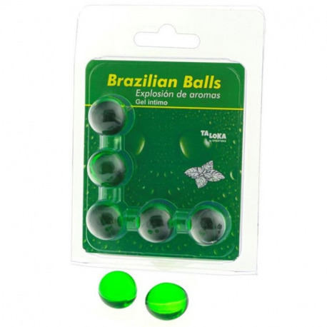 5 Brazilian Balls Gel Íntimo Menta