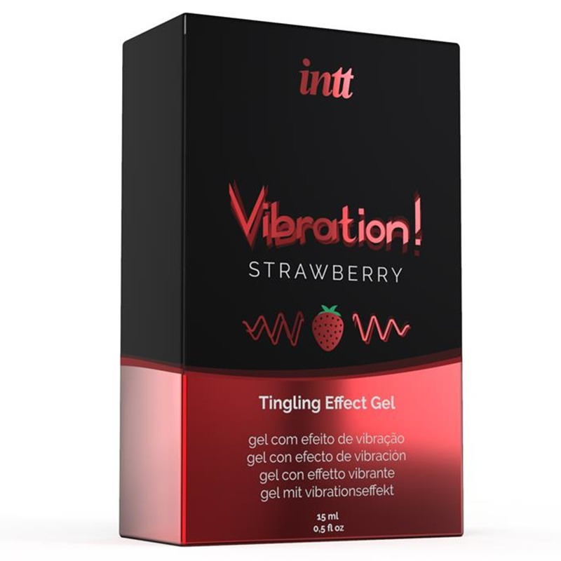 Vibrador Líquido Fresa 15 ml