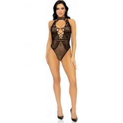 Leg Avenue Body de Red y Encaje Negro