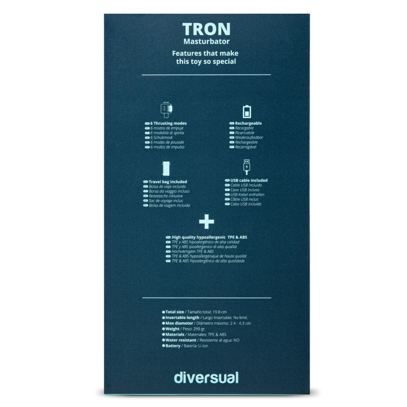 Tron Masturbador Blanco