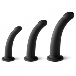 Set de 3 Dildos Talla S / M / L Negros