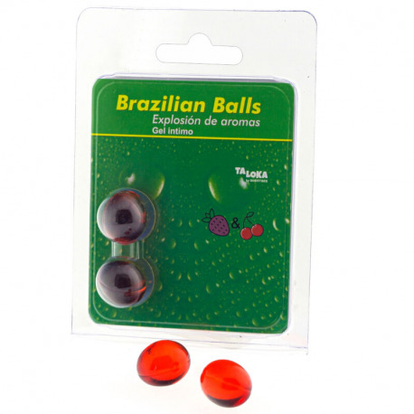 2 Brazilian Balls Explosión Fresa y Cereza