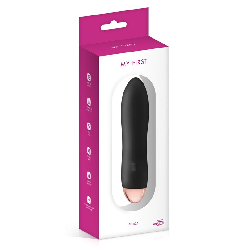 Mini Vibrador Pinga Negro