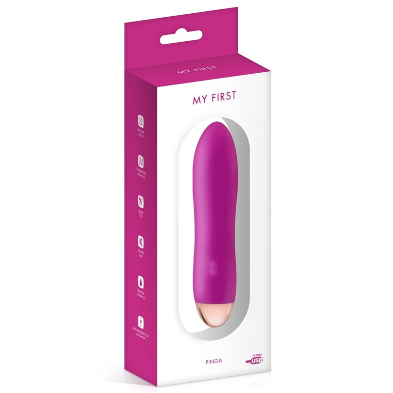 Mini Vibrador Pinga Rosa