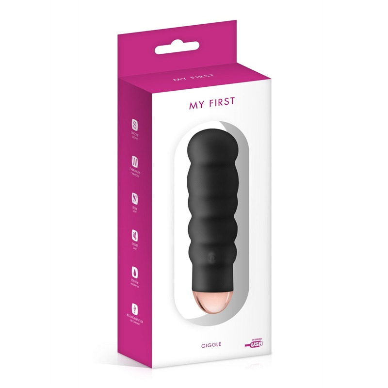 Mini Vibrador Giggle Negro