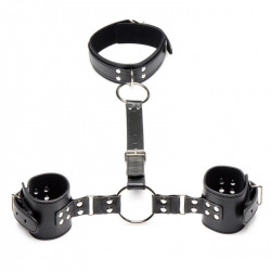 Handcuffs with Black Collar