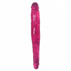 Dildo Double Slim Stick 33 cm Rose