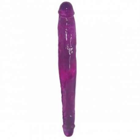 Dildo Doble Slim Stick 33 cm Morado