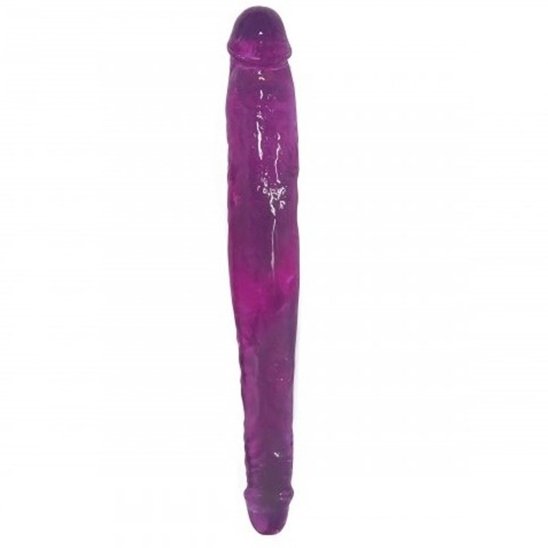 Dildo Doble Slim Stick 33 cm Morado