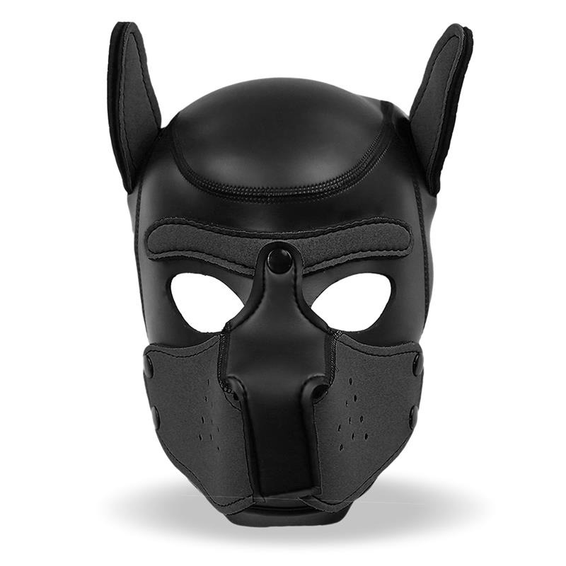 Hound Máscara de Perro Negro Talla Única