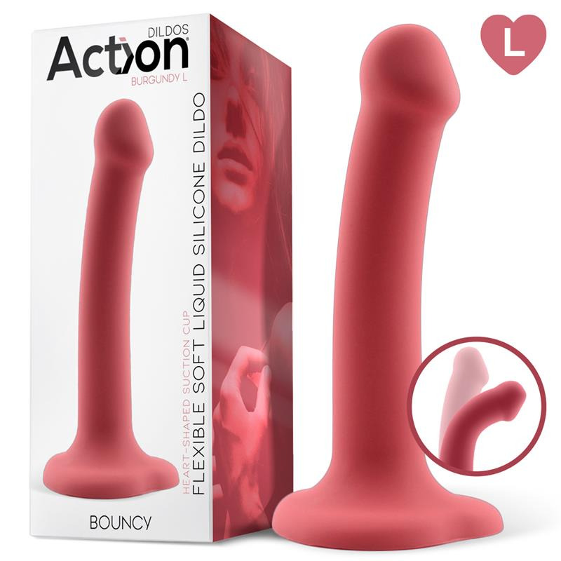 Bouncy Dildo Talla L Rojo