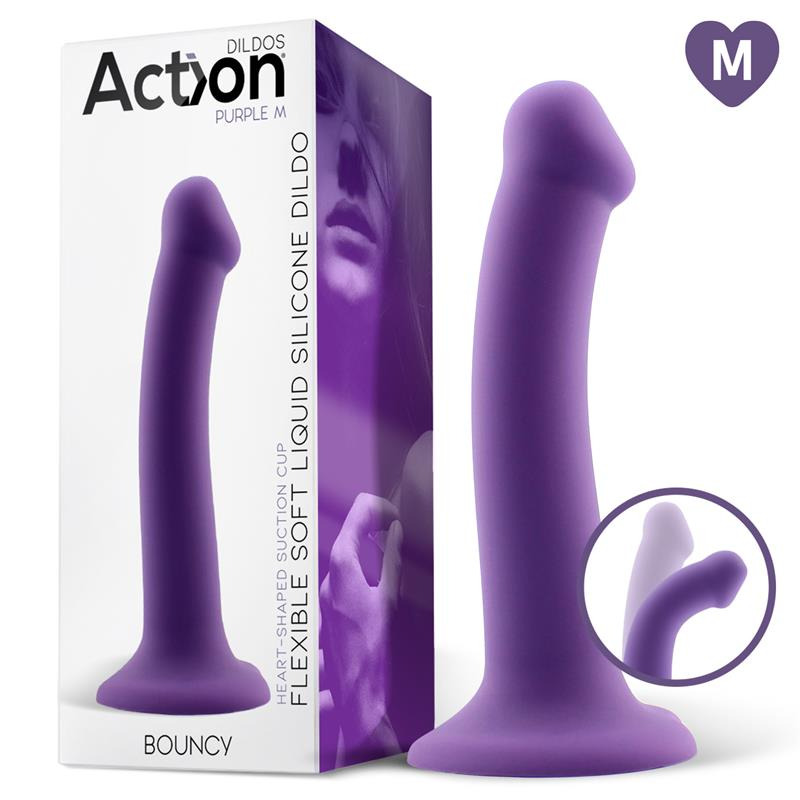 Bouncy Dildo Talla M Morado